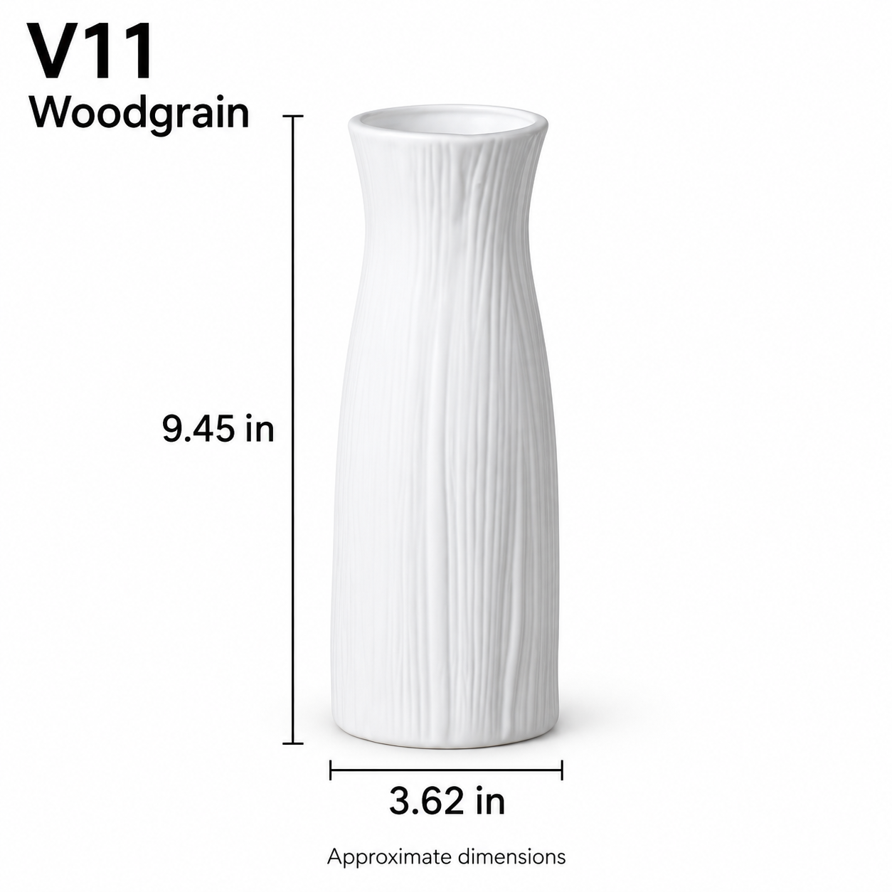 White Ceramic Vase – 15 Sculptural & Textured Styles